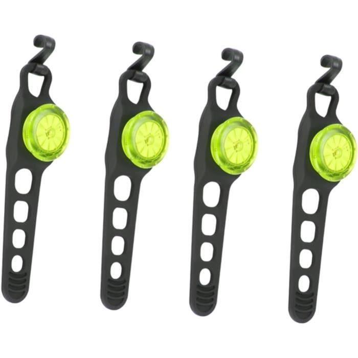 Brassard feu arrière vélo bleu cyclisme vert phare 11,5*2,3*1