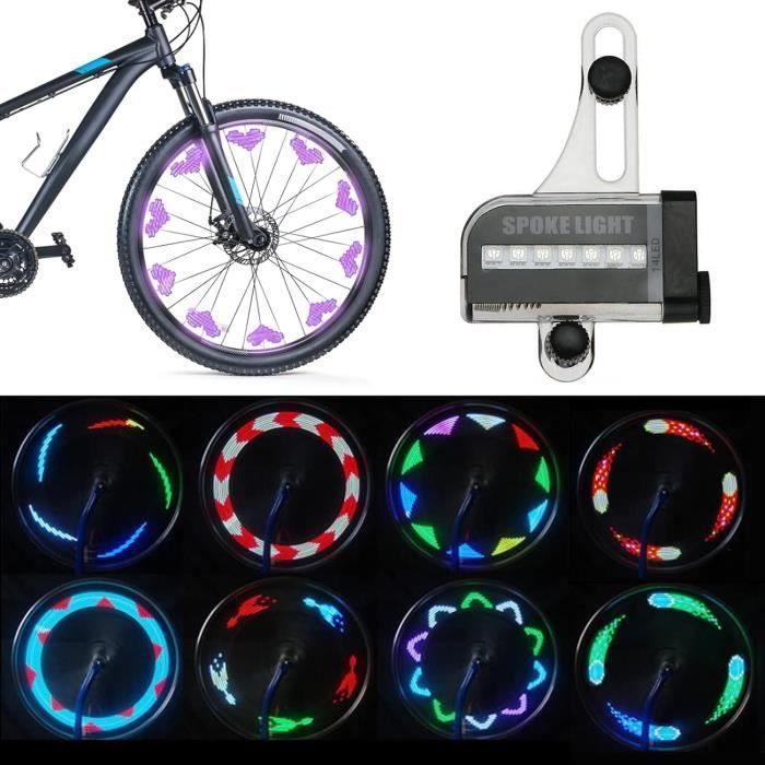 FYDUN Feux de roue de vélo 6 Lumières de Rayons de Vélo, Lumières de