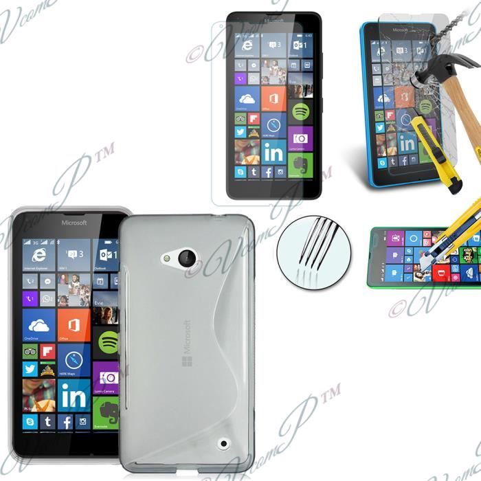 Film Protection écran Verre Trempé 9H Pour Microsoft Lumia 640 - Anti-rayures, Anti-casse, Transparent