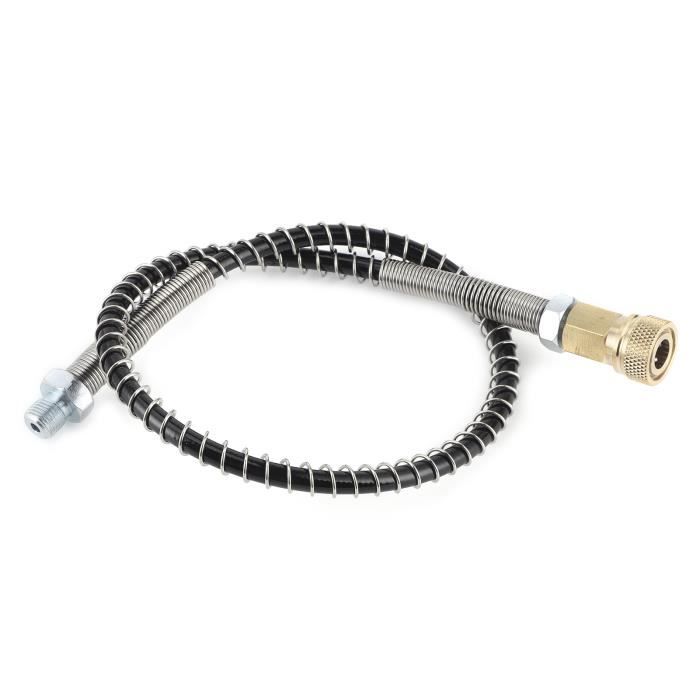 Tuyau à Ressort Haute Pression 63MPa - Ultra Léger & Robuste Pour Pompe PCP, Pompe à Main Et Compresseur