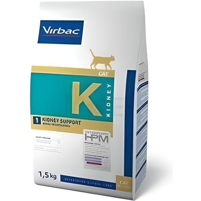 Vibrac Croquettes Veterinary Hpm Kidney Support Pour Chat 1 5 Kg Achat Vente Croquettes Croquettes Kidney Chat 1 5 Kg Cdiscount