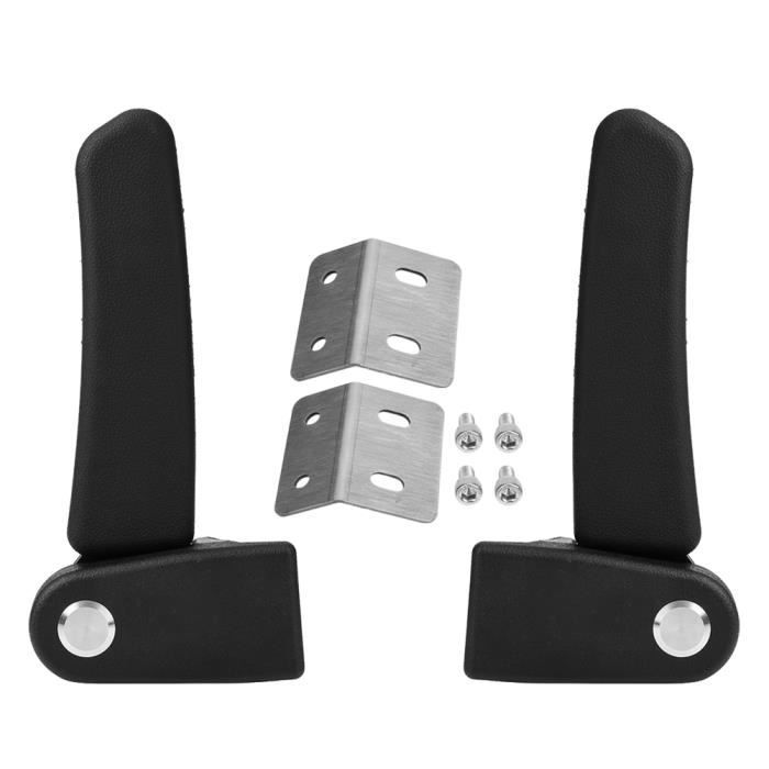 Accoudoir Passager Moto EBTOOLS - Pour Top Case Givi - Noir Plastique ABS - Dimensions 300x245x39mm