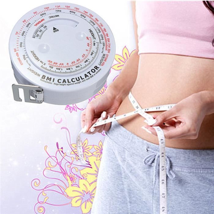 Roue Calculatrice IMC - Indice De Masse Corporelle Portable, Diamètre 15 Cm, Pour Mesurer Poids Et Taille