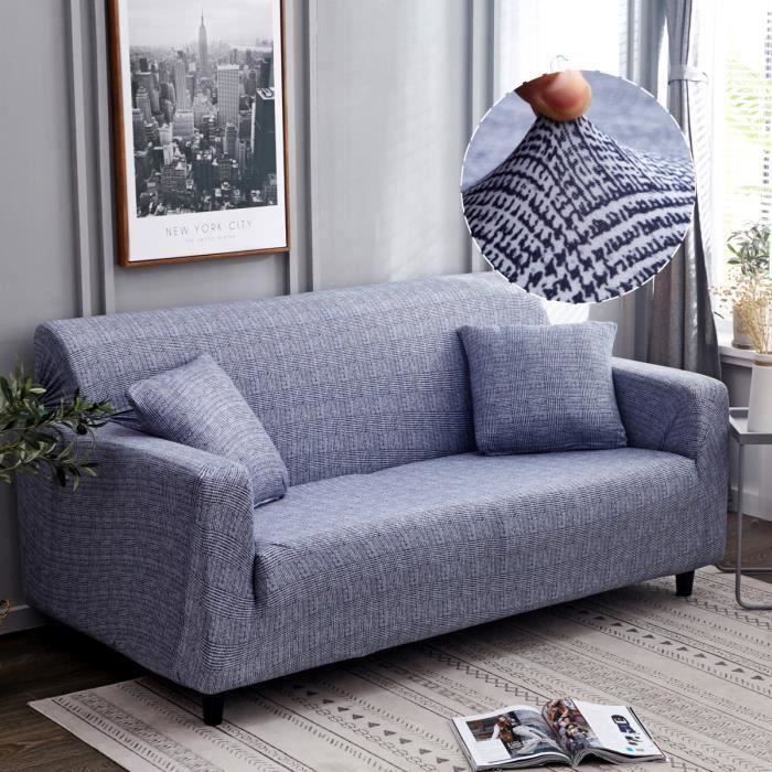 Ywei 3 Place Housse De Sofa Fauteuil Canapé Protecteur Extensible