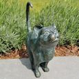 Ornement de jardin,extérieur mignon statue belle statue de chat vintage résine – Artisanat animaux mignons ornement pour la maison-1