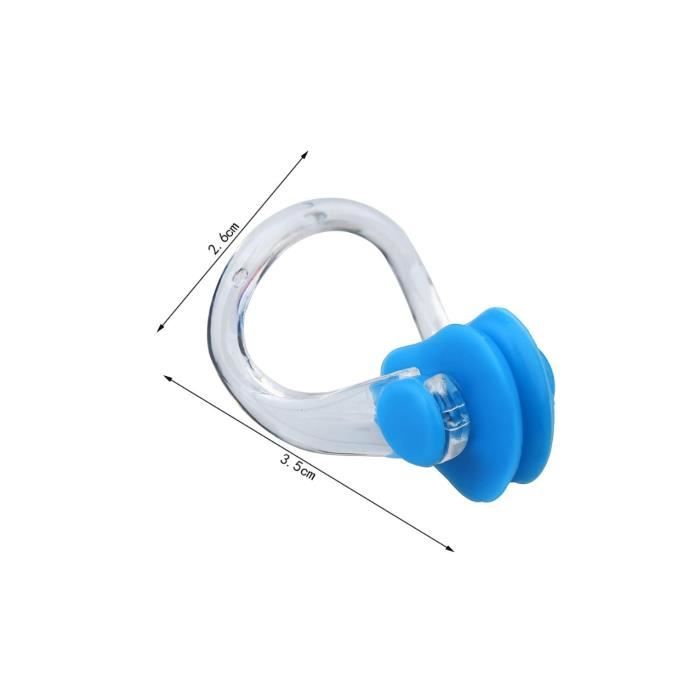 Pince- Nager - 5 pièces - Pince-nez de natation avec gel de silice imperméable