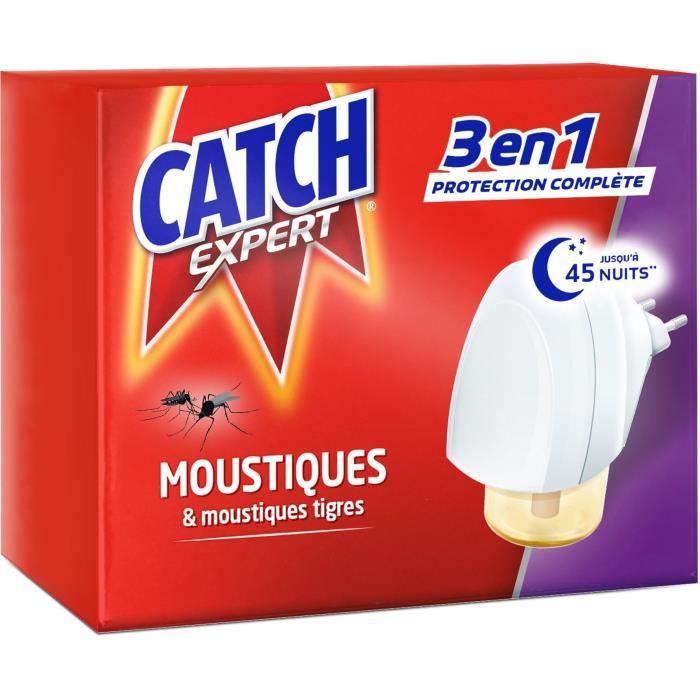 Recharge anti-moustiques/mouches 45 nuits CATCH : la recharge de 18 ml à  Prix Carrefour