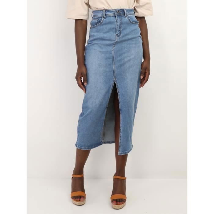 Jupe en denim mi longue 2025