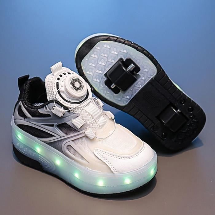 YTisabella Baskets pour enfants chaussures roulettes gar ons