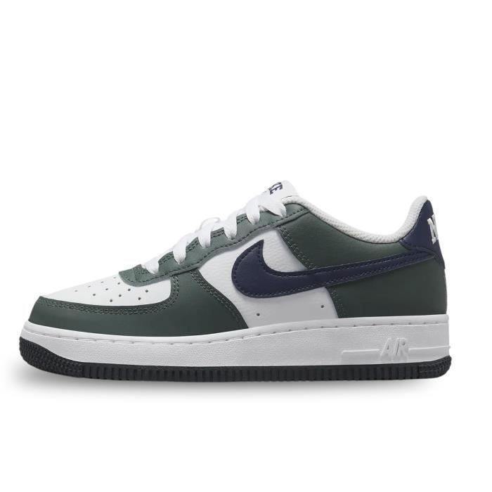 Chaussures pour Enfant NIKE Air Force 1 Vert Lacets Synthetique