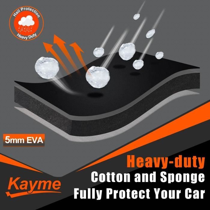 Kayme-Juste de voiture recouvrante et étanche, bâche de protection