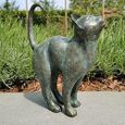 Ornement de jardin,extérieur mignon statue belle statue de chat vintage résine – Artisanat animaux mignons ornement pour la maison-2