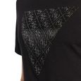 T shirt Guess Homme Classic logo triangle stéréoscopique Noir Coton - Authentique Vetement Guess Homme-2
