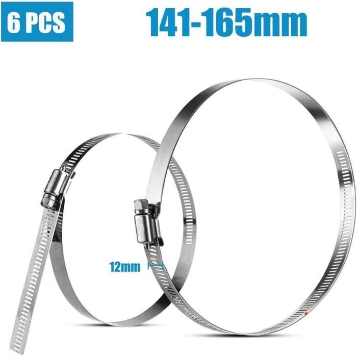 6 Collier De Serrage Inox Tuyau Arrosage En Acier Inoxydable, Metal ...