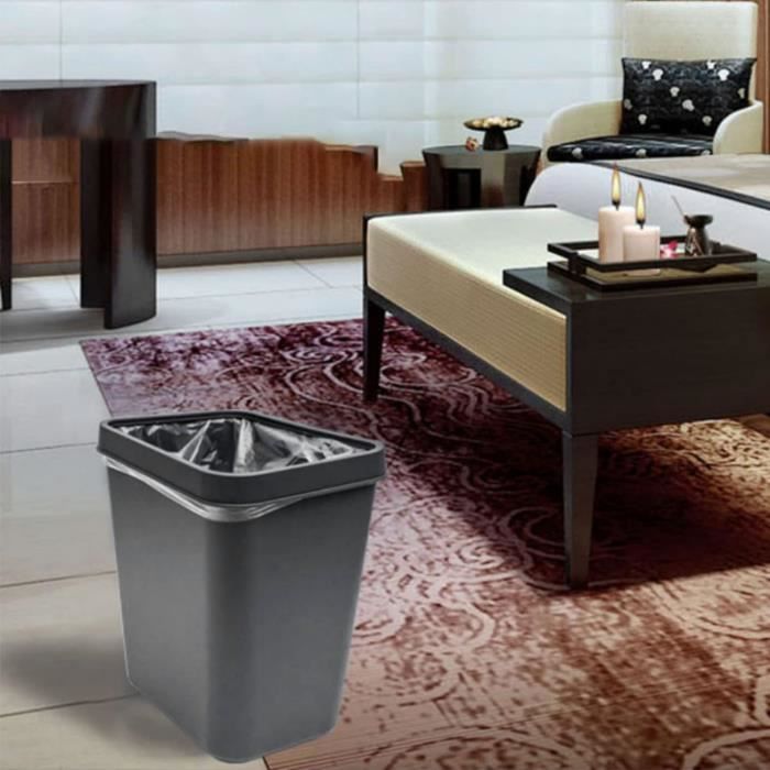 Alipis Poubelle Intérieure Plastique Épais 3L - Seau Remplacement Réutilisable Cuisine Salle De Bain