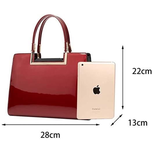 Sac Fourre-Tout Femme NICOLE & DORIS - Grand Sac Bandoulière Imprimé Fleurs - Multi-Poches Pour Voyage