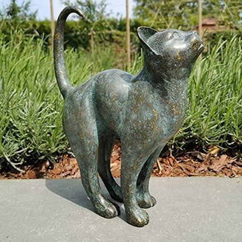 Ornement de jardin,extérieur mignon statue belle statue de chat