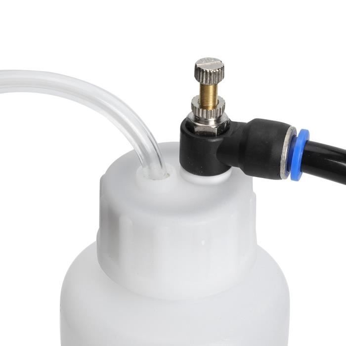 Purgeur de frein + bouteille de récupération liquide de frein (3 L.) avec  adaptateurs multimarques. Purgeur liquide de frein voiture - Cdiscount Auto