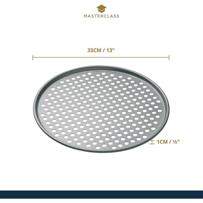 Plaque à Pizza Perforée, Kit De 2 Pièces, Grille De Cuisson Pour Pizza Grille De Cuisson Plaque A Pizza 305 Cm 3664184005878