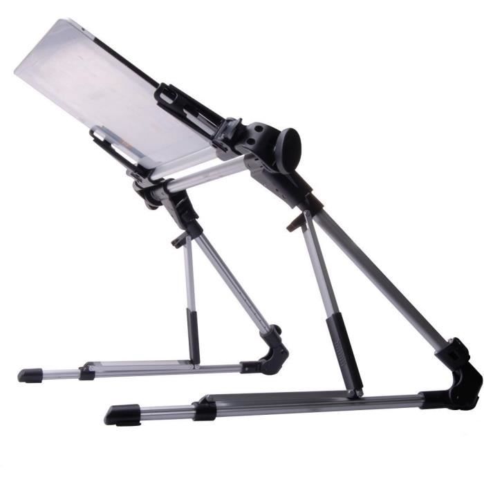 Support Téléphone Universel QEQSHQO - 3 Pièces Pliables, Angle Réglable - Compatible Smartphone 4 à 10 Pouces - Bureau, Voyage