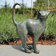 Ornement de jardin,extérieur mignon statue belle statue de chat vintage résine – Artisanat animaux mignons ornement pour la maison-3