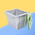 Poubelle porte armoire en plastique cuisine peut poubelles conteneurs de stockage pour placer  POUBELLE - CORBEILLE - SUPPORT SAC-3