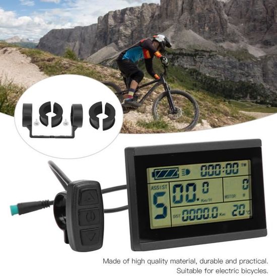 Support Affichage LCD Vélo électrique – Universel Pour LCD3, LCD8H, Plastique Résistant