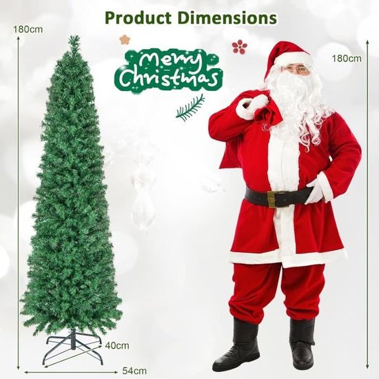 Sapin De Noël Artificiel 150 Cm Avec Neige Et Lumières LED - 329 Branches, 180 LEDs Blanc Chaud, 8 Modes, Montage Facile - 3