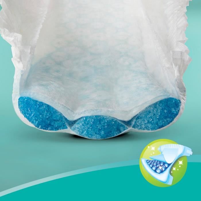 PAMPERS Baby-dry géant couches taille 4+ (10-15kg) 42 couches pas cher 