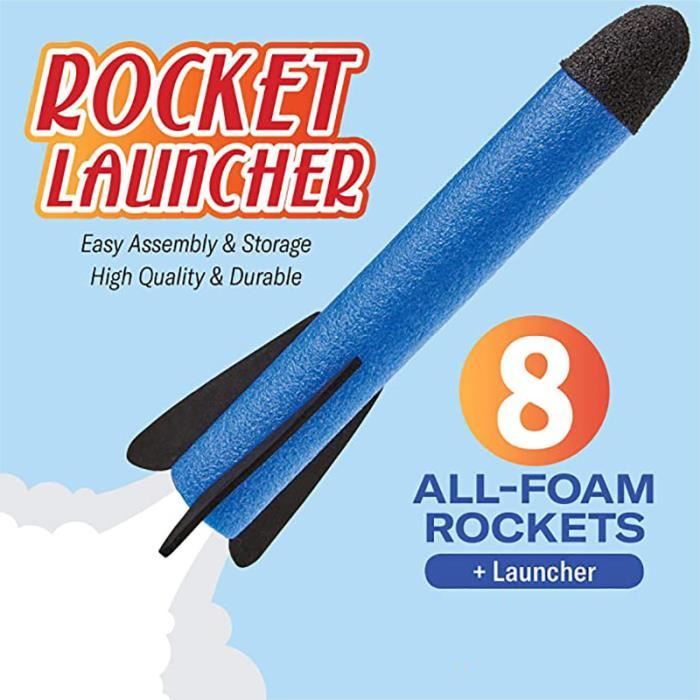 Jouet lance-roquettes en mousse Fdit pour enfant unique, fusée de pompe à  air pour enfant en plein air pour une détente amusante 1 jeu de fusée à  pompe pour les enfants 