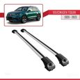 Compatible avec Volkswagen Tiguan 2020-2023 Barres de Toit ACE-1 Railing Porte-Bagages de Voiture Gris-0