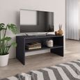 #NEW#1691Parfait Meuble TV, Buffet Bas MEUBLE HI-FI Pour Salon Haut de gamme Décor - Armoire tele Banc Tv Gris 80 x 40 x 40 cm Agglo-0