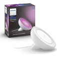 Philips Hue White & Color Ambiance, lampe Bloom, 4ème génération - Blanc, Bluetooth, fonctionne avec Alexa, Google, Homekit-0