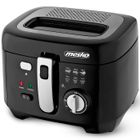 Friteuse Électrique à Huile 2,5 L, Température Réglable, Cuve Amovible Mesko MS 4908 1800W Noir 36983