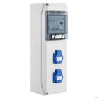 BATILEC Coffret électrique piscine+horloge électronique + ID 40A + 2 DISJ 16A + 2prises