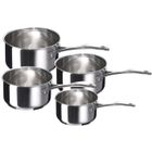 BEKA Batterie de 4 casseroles en inox Chef - 14- 20 cm (sans couvercles)