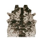 DECOWEB Tapis peau de bête - Imitation vache Normande - Brun et blanc - 150 x 210 cm