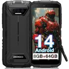 Telephone portable DOOGEE S41T Robuste Smartphone 8+64Go 5.5" 6300mAh Android 13 Carte T-Flash jusqu'à 1TB Double SIM NFC - Noir