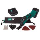 VONROC Outil multifonction oscillant sans fil Vpower 20V - Set avec 1 batterie 2.0Ah et un chargeur de batterie - 5 accessoires inclus