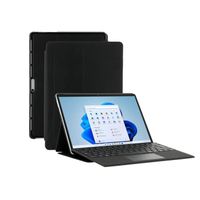 Coque Écologique Microsoft Surface Pro 8 13'', Étui Antichoc Éco-conçu, Veille/Réveil Automatique, MOBILIS, Noir
