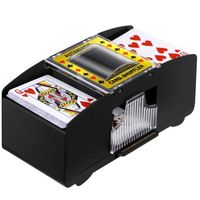 Jeu de société Garneck Cartes à jouer Poker Shuffler automatique électrique Casino Robot   DISTRIBUTEUR CARTES DE VISITE