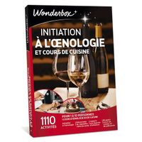Wonderbox - Idée cadeau - Initiation à l'œnologie et cours de cuisine - 1110 cours d’œnologie ou de cuisine