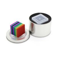 OLY MAGIC - Cube Magnétiques 1000 Billes 3mm - Jouet de détente et d'éducation