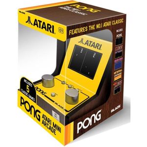 CONSOLE RÉTRO Console Atari Pong - Mini Borne Arcade - 12 Jeux Inclus