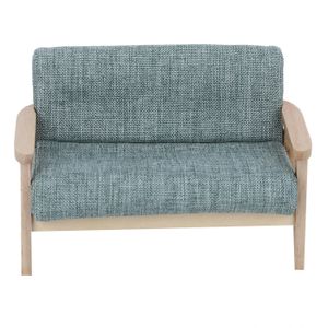 Lot De 2 Mini Fauteuils Canapés - Miniature En Bois Pour Décor, Maison De Poupée Ou Scène - Neuf