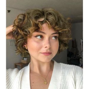 PERRUQUE - POSTICHE Synthetic Wig Curly Wig For Women[Y4158]