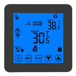 WiFi et RF Sans fil Thermostat de salle de bains Chaudi/ère /à gaz murale Chauffage T/él/écommande R/égulateur de temp/érature Programmable