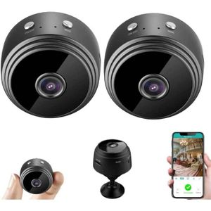 Mini Camera Surveillance Wabecil Wifi Sans Fil, 43*35*25mm-Noir -  Équipements et sécurité pour la maison - Achat & prix