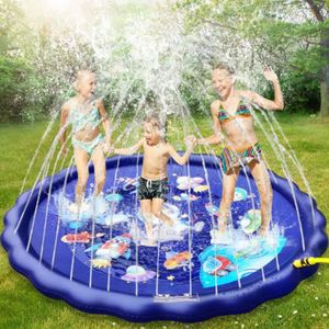 Jouets de Plage Piscine Ext/érieure pour Enfants d/ét/é phixilin Tapis de Jet deau pour Jouets Enfants 170cm Tapis de Pulv/érisation pour Animaux Marins Sprinkler Splash Pad pour Gar/çons Et Filles
