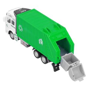 VOITURE - CAMION Cuque tirez le jouet de camion 1:48 retirer camion à ordures jouet alliage plastique livraison camion poubelle véhicules jouets